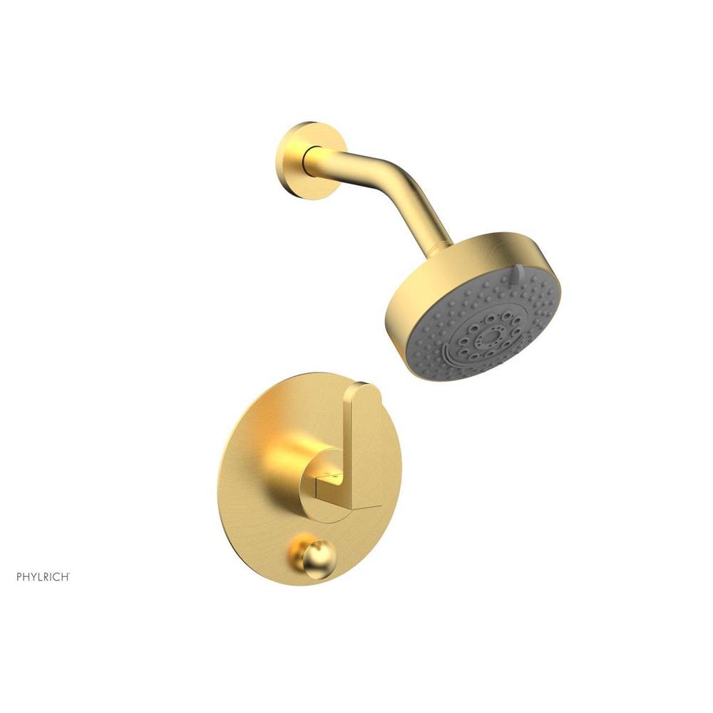 Phylrich - Pb  Rond  Shwr And Div Set, Lever Handle - Satin chrome