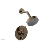 Phylrich - Pb  Rond  Shwr And Div Set, Lever Handle - Antique Brass