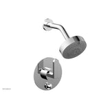 Phylrich - Pb  Rond  Shwr And Div Set, Lever Handle - Satin Brass