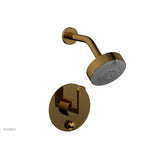 Phylrich - Pb  Rond  Shwr And Div Set, Lever Handle - Polished Gold