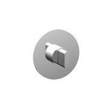 Phylrich - 1/2'' And 3/4''  Rond Therm Shwr To, Blade Handle - Satin Brass