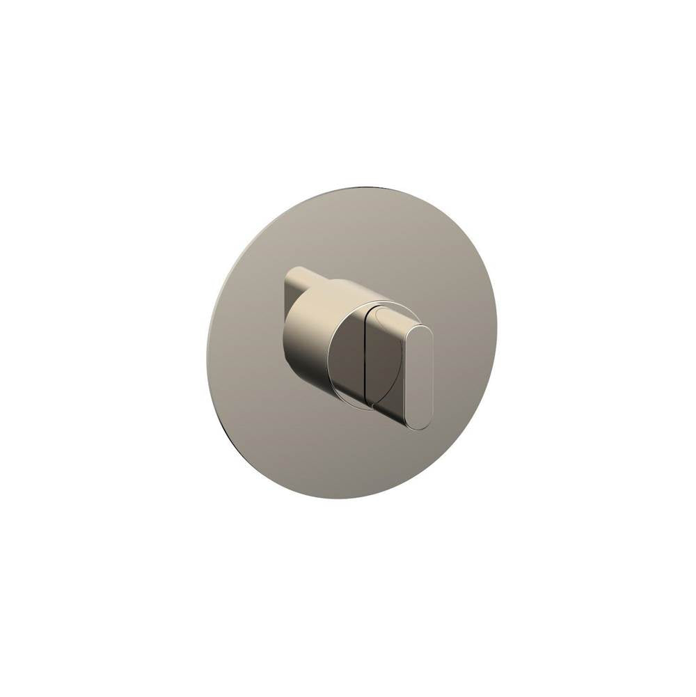 Phylrich - 1/2'' And 3/4''  Rond Therm Shwr To, Blade Handle - Matte Black