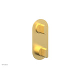 Phylrich - Mini Ts Vlv Trim Rond W/Vol Contrl Or Div, Blade Hdl - Burnished Gold