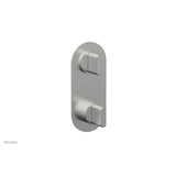Phylrich - Mini Ts Vlv Trim Rond W/Vol Contrl Or Div, Blade Hdl - Satin chrome