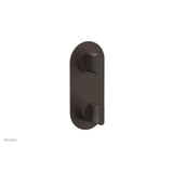 Phylrich - Mini Ts Vlv Trim Rond W/Vol Contrl Or Div, Blade Hdl - Oil Rubbed Bronze