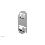 Phylrich - Mini Ts Vlv Trim Rond W/Vol Contrl Or Div, Blade Hdl - Satin Brass