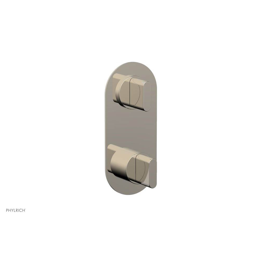 Phylrich - Mini Ts Vlv Trim Rond W/Vol Contrl Or Div, Blade Hdl - Polished Chrome