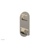 Phylrich - Mini Ts Vlv Trim Rond W/Vol Contrl Or Div, Blade Hdl - Polished Chrome