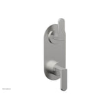 Phylrich - Mini Ts Vlv Trim Rond W/Vol Contrl Or Div, Lever Hdl - Satin chrome