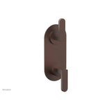 Phylrich - Mini Ts Vlv Trim Rond W/Vol Contrl Or Div, Lever Hdl - Weathered Copper