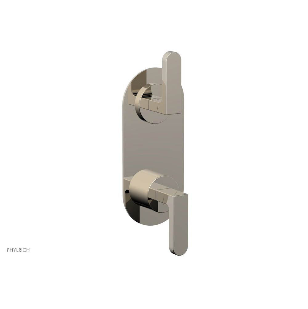 Phylrich - Mini Ts Vlv Trim Rond W/Vol Contrl Or Div, Lever Hdl - Polished Chrome