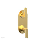 Phylrich - Mini Ts Vlv Trim Rond W/Vol Contrl Or Div, Lever Hdl - Satin Gold