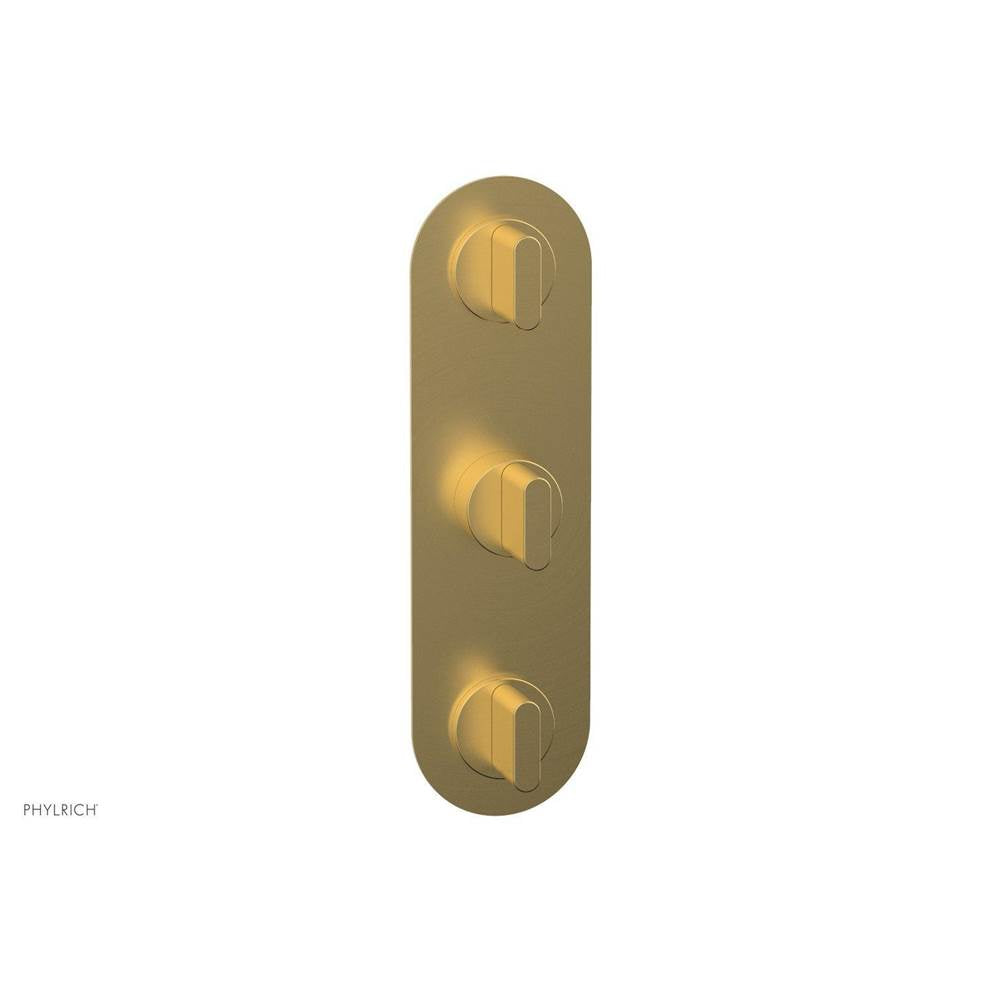 Phylrich - 1/2'' And 3/4''  Rond Therm Shwr To, Blade Handle - Satin chrome