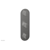 Phylrich - 1/2'' And 3/4''  Rond Therm Shwr To, Blade Handle - Pewter