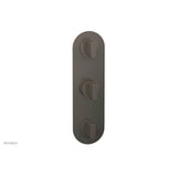 Phylrich - 1/2'' And 3/4''  Rond Therm Shwr To, Blade Handle - Burnished Nickel