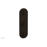 Phylrich - 1/2'' And 3/4''  Rond Therm Shwr To, Blade Handle - Antique Bronze