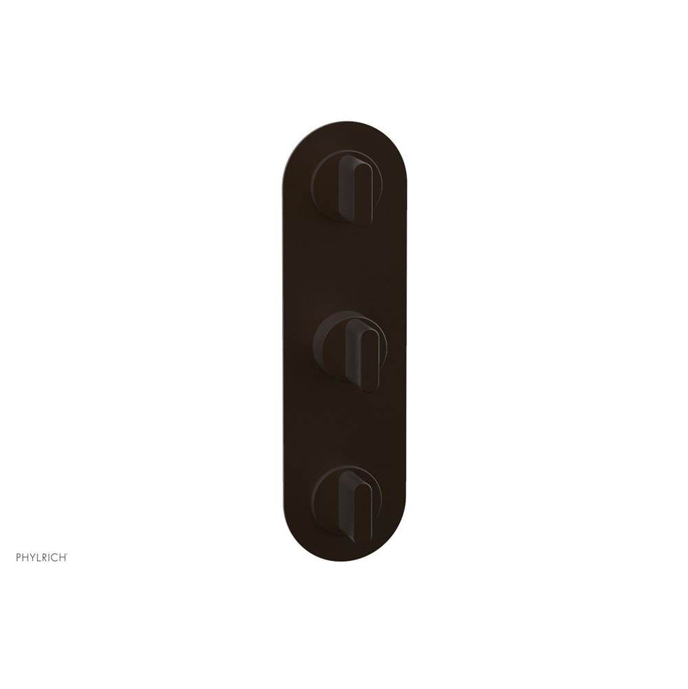 Phylrich - 1/2'' And 3/4''  Rond Therm Shwr To, Blade Handle - Oil Rubbed Bronze