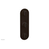 Phylrich - 1/2'' And 3/4''  Rond Therm Shwr To, Blade Handle - Oil Rubbed Bronze