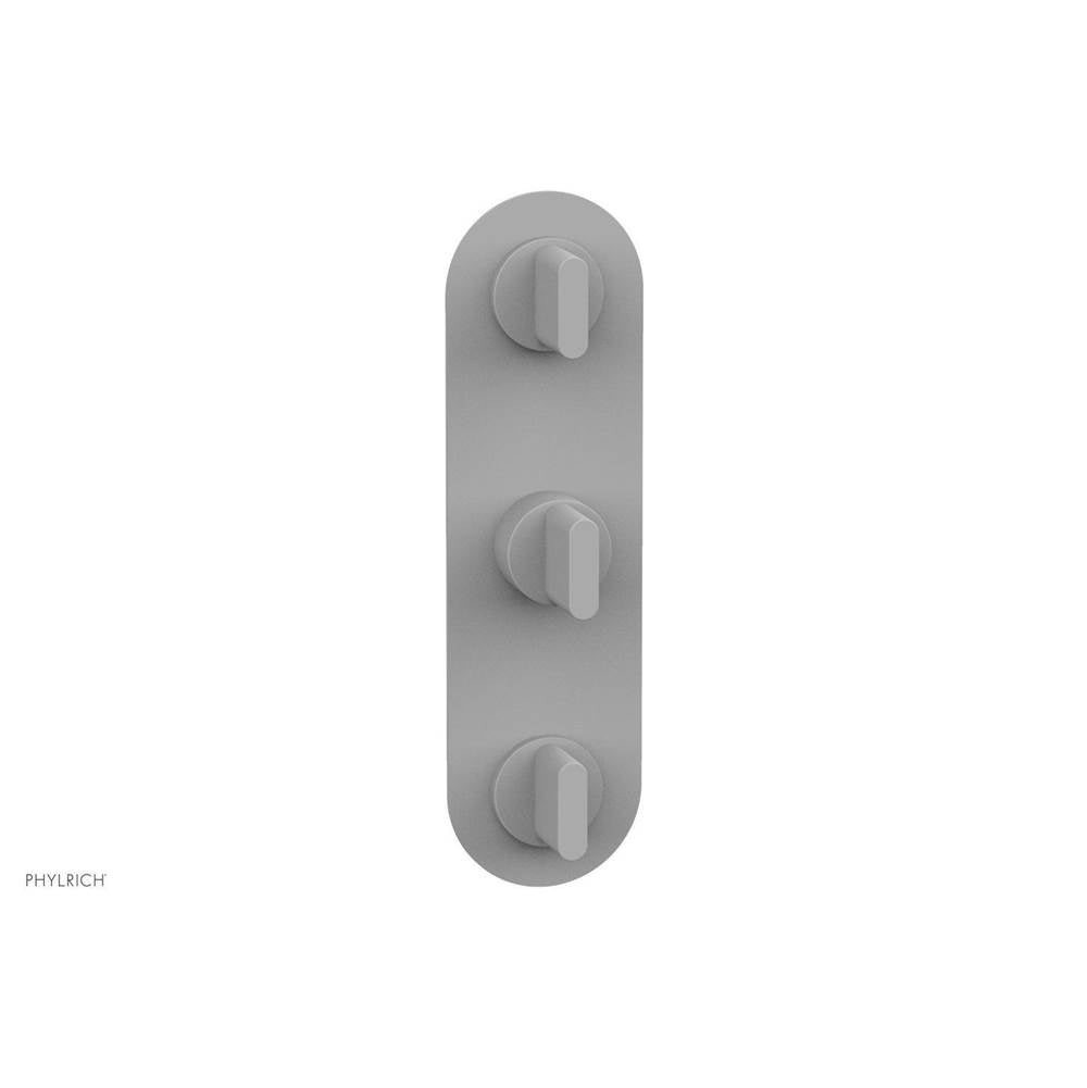 Phylrich - 1/2'' And 3/4''  Rond Therm Shwr To, Blade Handle - Satin White