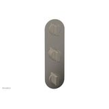 Phylrich - 1/2'' And 3/4''  Rond Therm Shwr To, Blade Handle - Matte Black