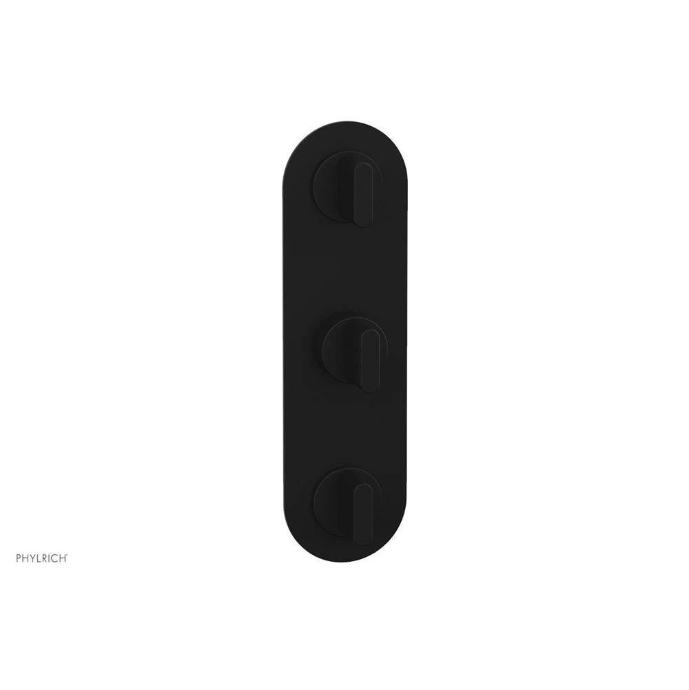 Phylrich - 1/2'' And 3/4''  Rond Therm Shwr To, Blade Handle - Satin Nickel