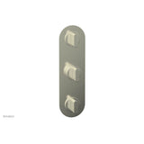 Phylrich - 1/2'' And 3/4''  Rond Therm Shwr To, Blade Handle - Polished Brass