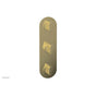 Phylrich - 1/2'' And 3/4''  Rond Therm Shwr To, Blade Handle - French Brass