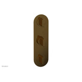 Phylrich - 1/2'' And 3/4''  Rond Therm Shwr To, Blade Handle - Polished Gold