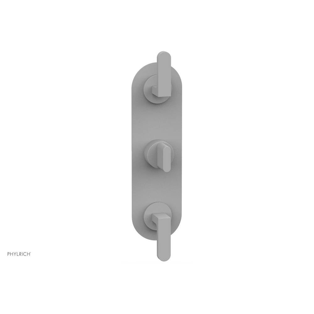 Phylrich - 1/2'' And 3/4'' Rond Therm Shwr To, Lever Handle - Satin White