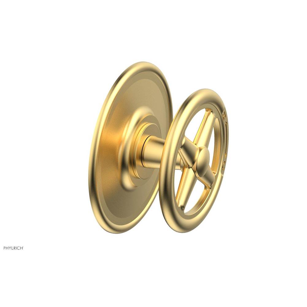 Phylrich - Pb  Works  Shwr Plate Trim, Cross Handle - Burnished Gold