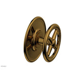 Phylrich - Pb  Works  Shwr Plate Trim, Cross Handle - French Brass