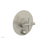 Phylrich - Pb Shower Plate W Div Set Cross Hdl Trim - Burnished Nickel