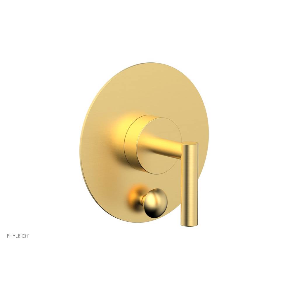 Phylrich - Pb Shower Plate W Div Set Lever Hdl Trim - Burnished Gold