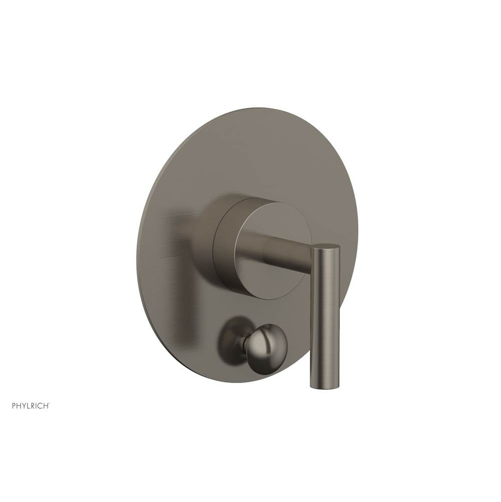 Phylrich - Pb Shower Plate W Div Set Lever Hdl Trim - Pewter
