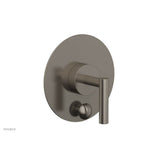 Phylrich - Pb Shower Plate W Div Set Lever Hdl Trim - Pewter