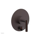 Phylrich - Pb Shower Plate W Div Set Lever Hdl Trim - Weathered Copper