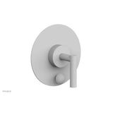 Phylrich - Pb Shower Plate W Div Set Lever Hdl Trim - Satin White