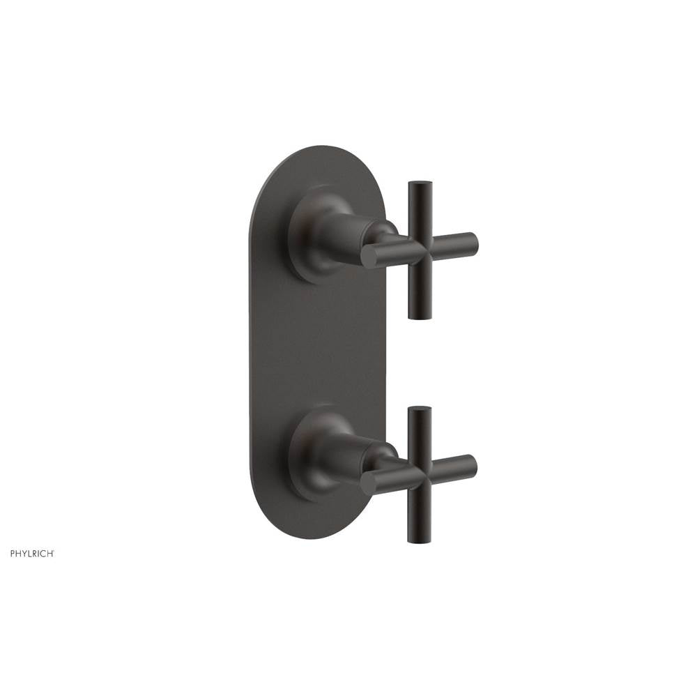 Phylrich - 2 Cross Handle Trim Kit (Ts & Bp) - Oil Rubbed Bronze