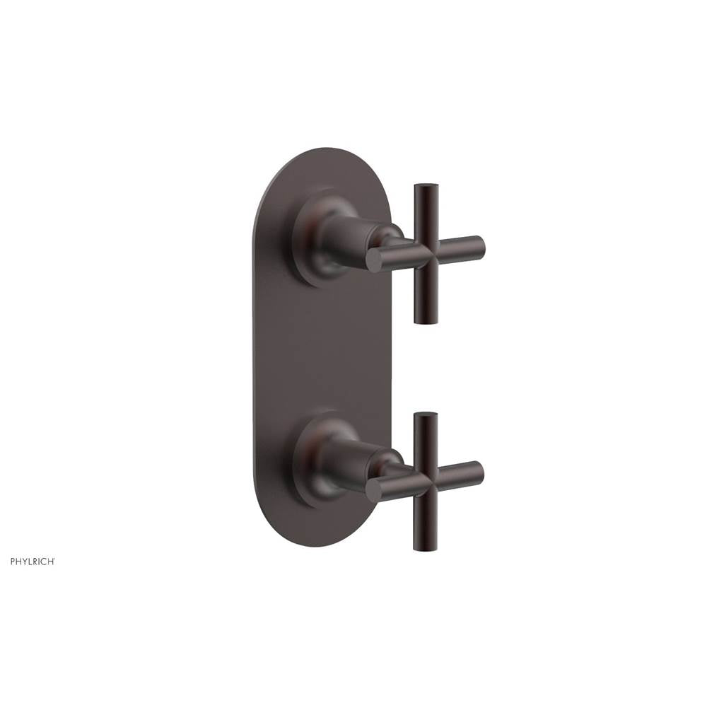Phylrich - 2 Cross Handle Trim Kit (Ts & Bp) - Weathered Copper