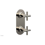 Phylrich - 2 Cross Handle Trim Kit (Ts & Bp) - Polished Nickel