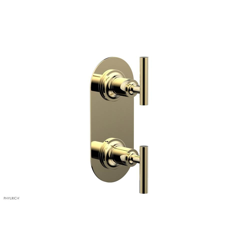 Phylrich - 2 Lever Handle Trim Kit (Ts & Bp) - Polished Brass Uncoated