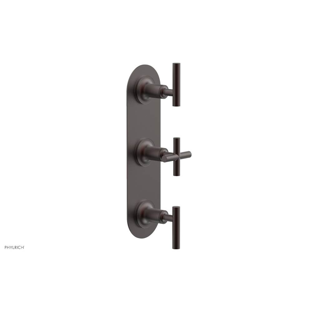 Phylrich - 4 Lever Handle 1/2 & 3/4 Ts Trim Kit - Weathered Copper