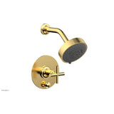 Phylrich - Pb Shower And Div Set Cross Handle Less Spt - Satin Gold