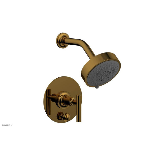 Phylrich - Pb Shower And Div Set Lever Handle Less Spt - French Brass