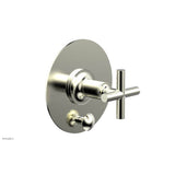 Phylrich - Pb Shower Plate W Div Set Cross Hdl Trim - Satin Nickel