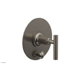 Phylrich - Pb Shower Plate W Div Set Lever Hdl Trim - Pewter