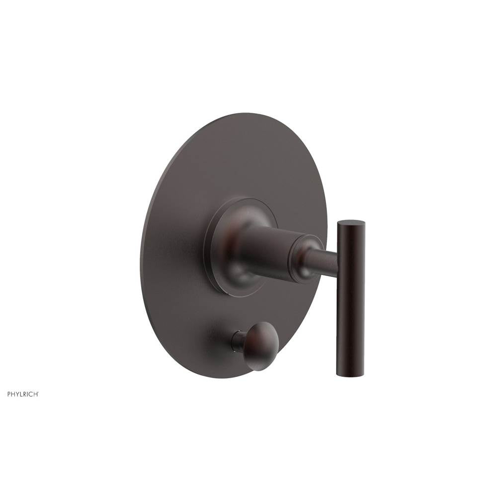 Phylrich - Pb Shower Plate W Div Set Lever Hdl Trim - Weathered Copper