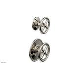 Phylrich - Ts Vlv Trim Works W/Vol Contrl, Cross Hdl Engraved - Polished Nickel