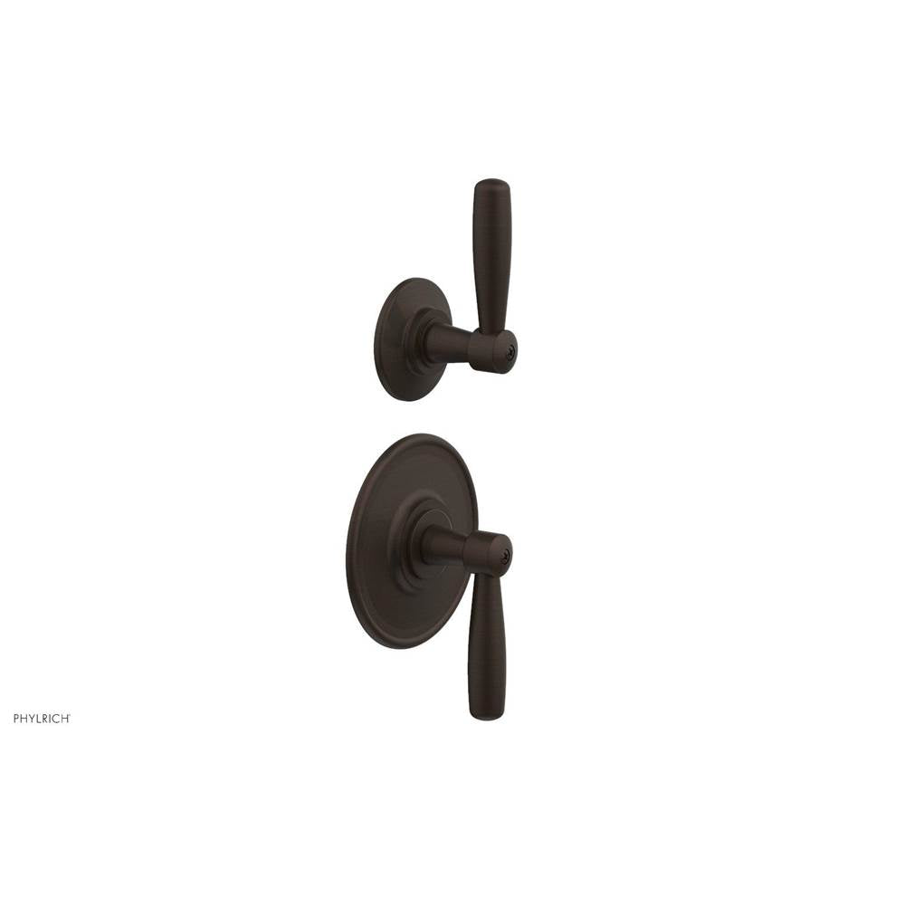 Phylrich - Ts Vlv Trim Works W/Vol Contrl Or Div, Lever Hdl - Antique Bronze