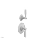 Phylrich - Ts Vlv Trim Works W/Vol Contrl Or Div, Lever Hdl - Satin White